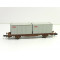 Containervogn med DSB containere